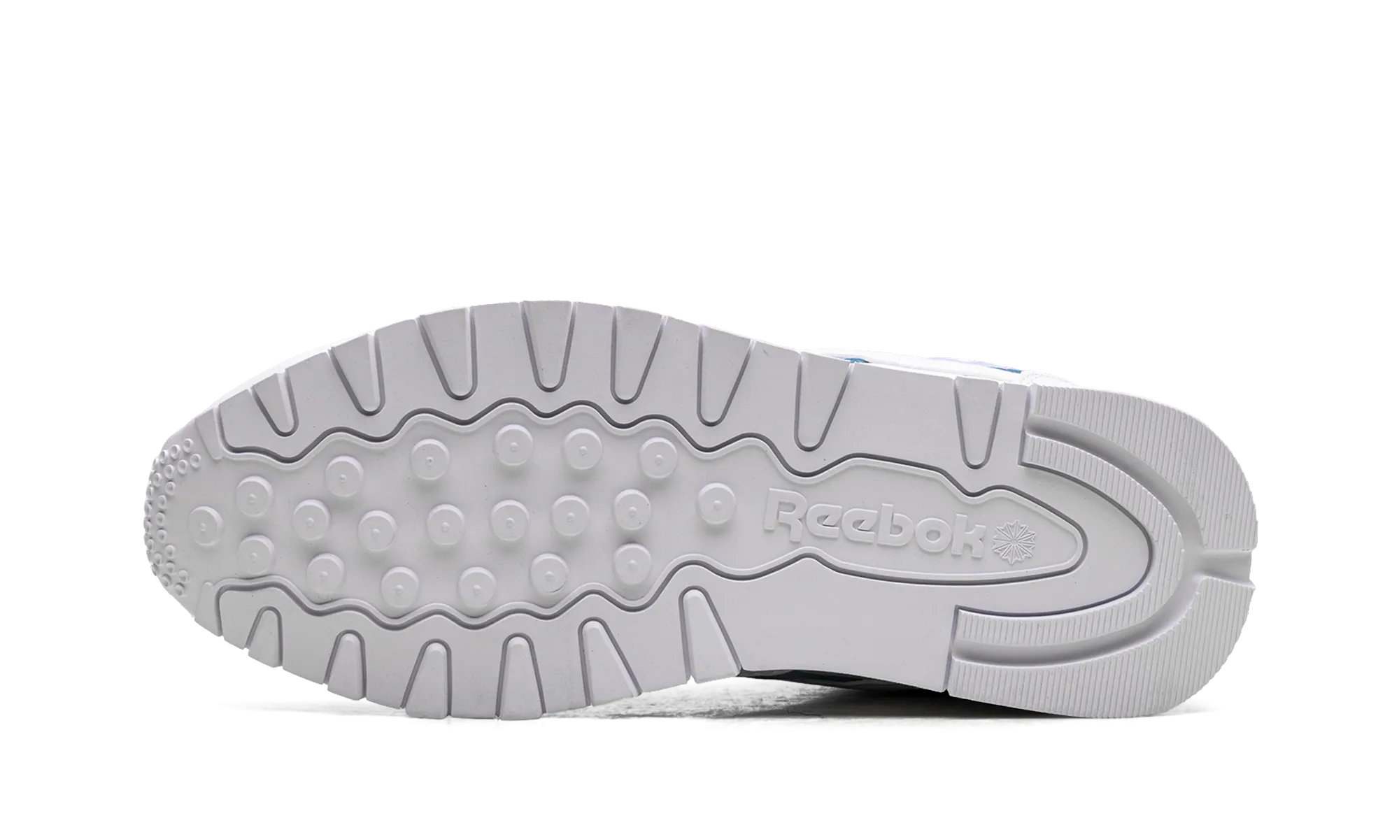 Classic Leather WMNS "White Lilac Glow" Shock - absorbing midsole air - filled shoes