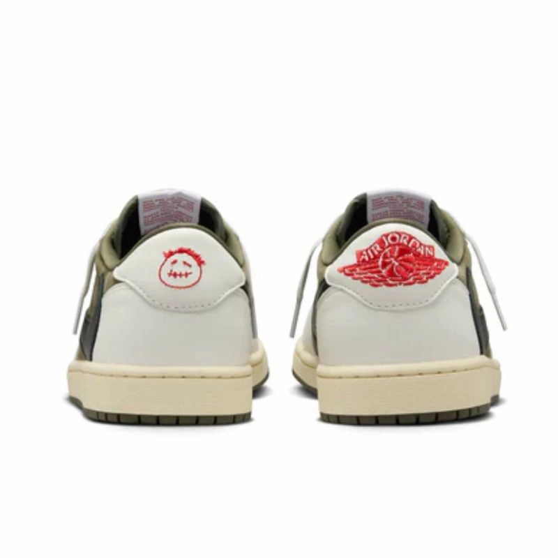continuous - running shoes smooth - stride Air Jordan 1 Retro Low OG SP x Travis Scott 'Medium Olive'