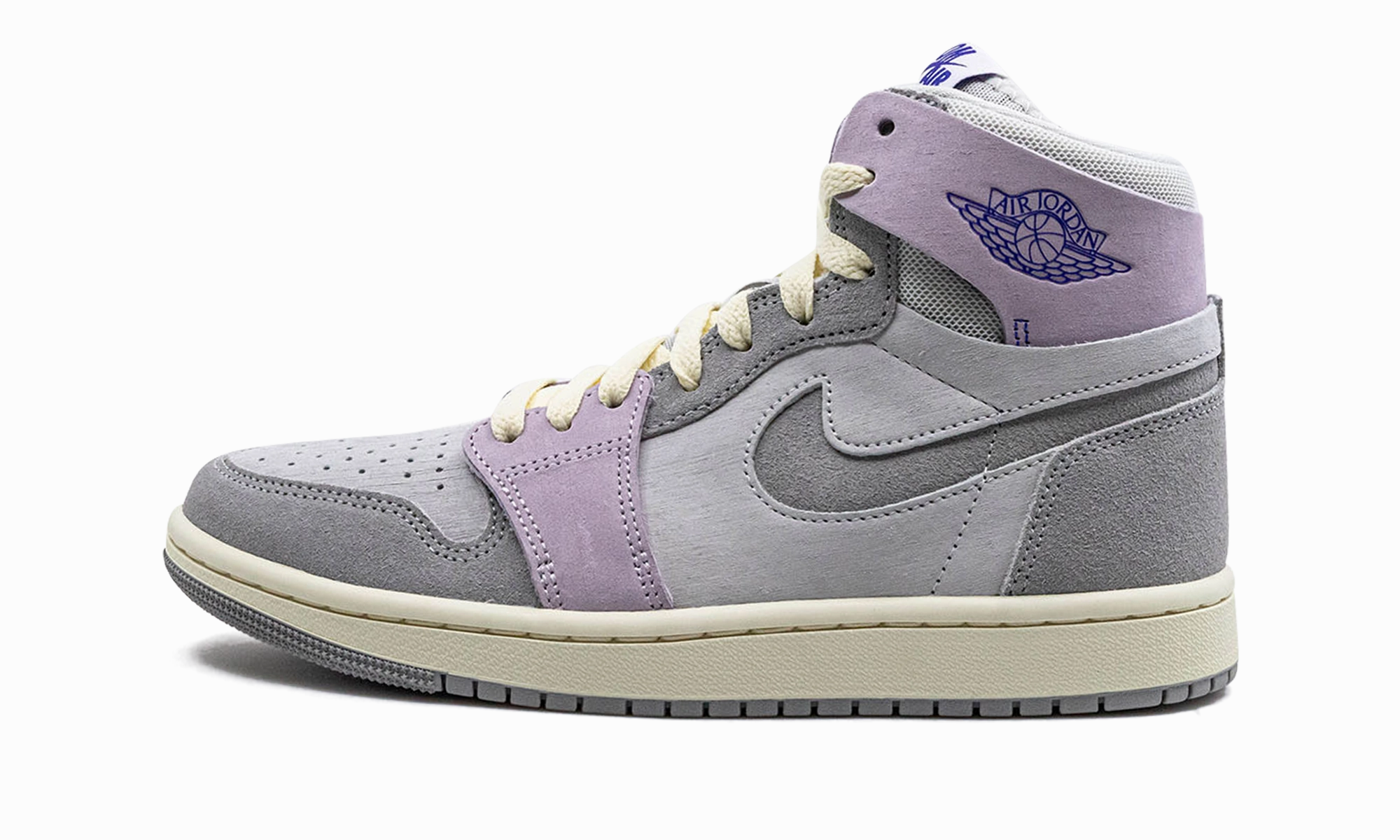 AIR JORDAN 1 ZOOM CMFT 2 WMNS "Barely Grape" Elevated Design Cushioned Upper