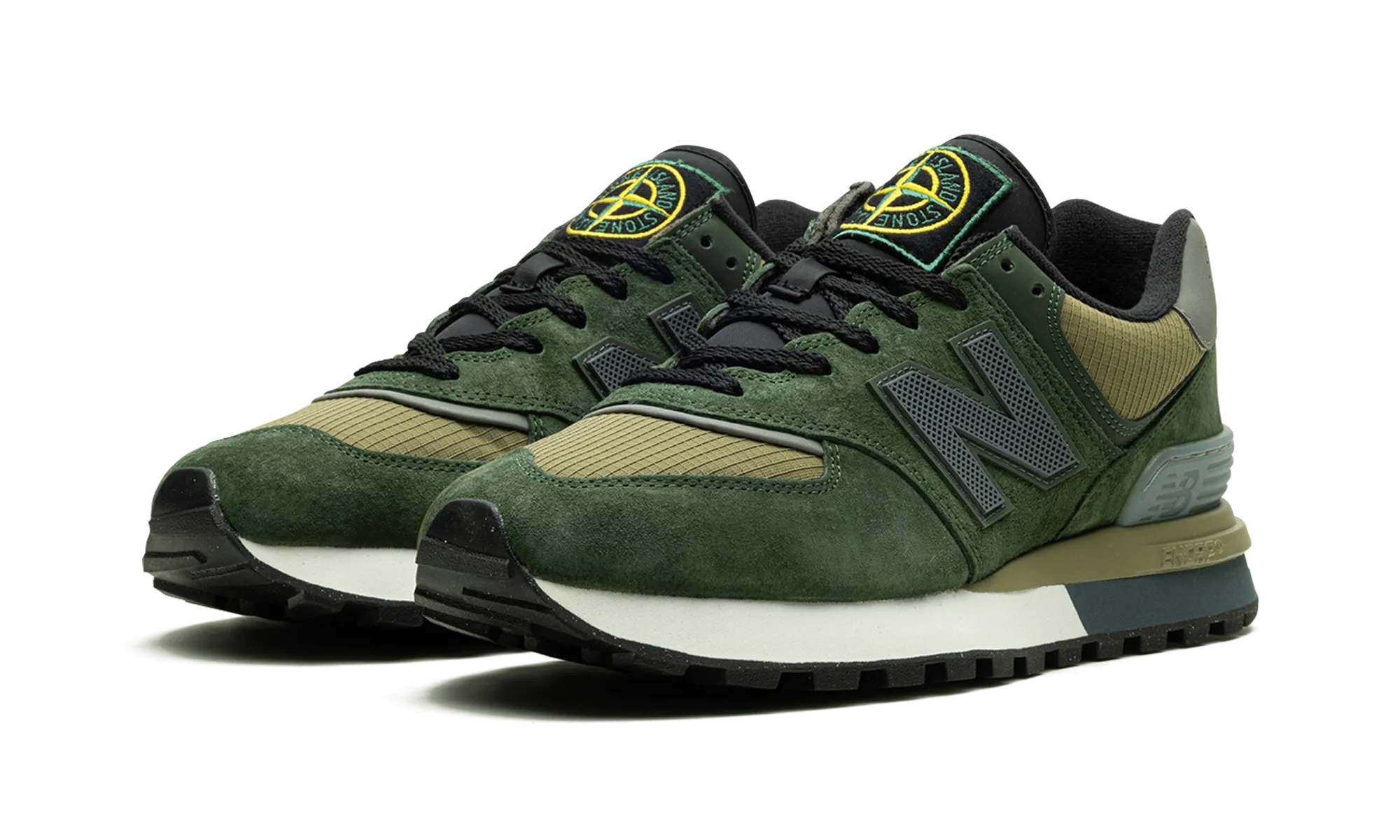 Running Technology 574 Legacy "Stone Island - Dark Green"