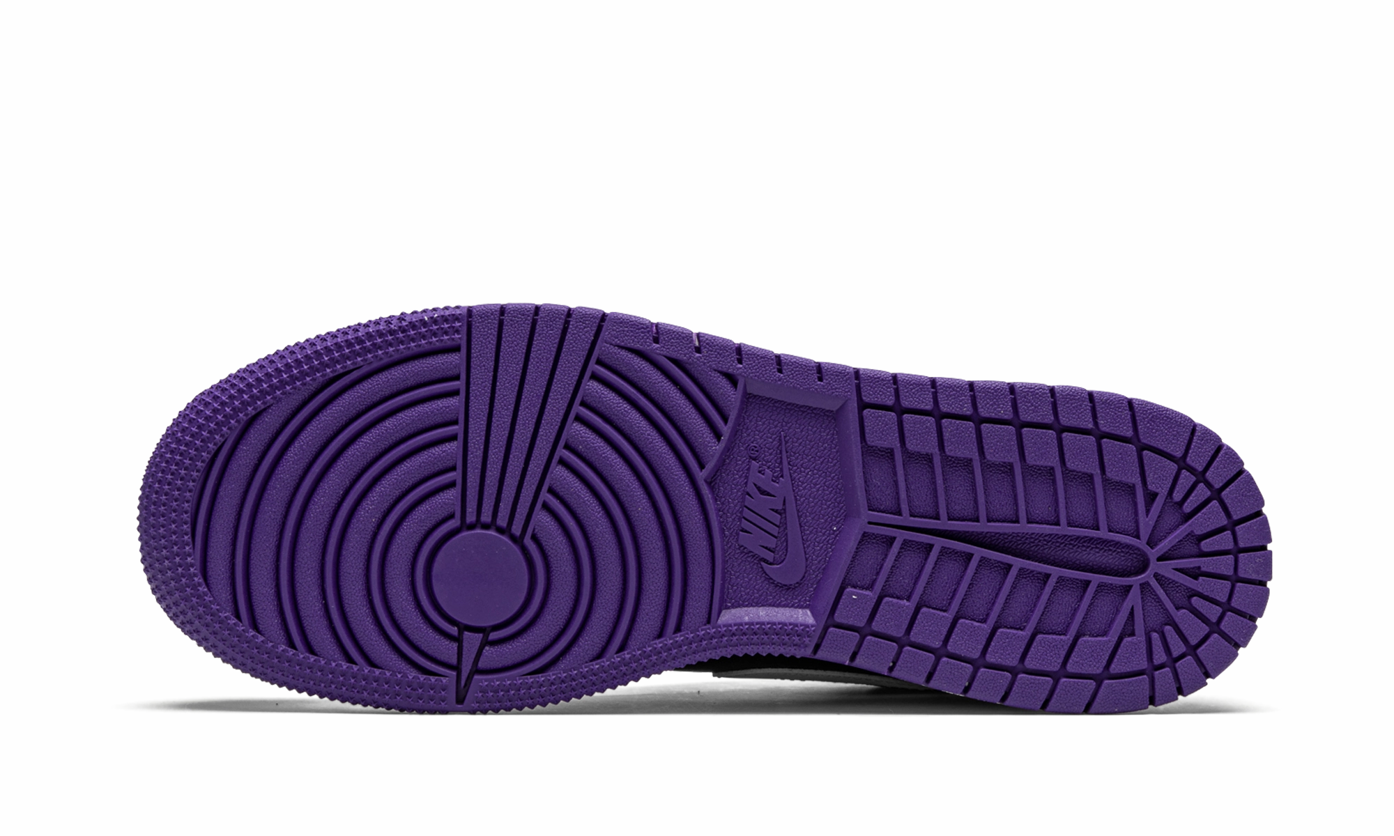 Air Jordan 1 Low GS "Black / Court Purple" Foot Stability Street Choice