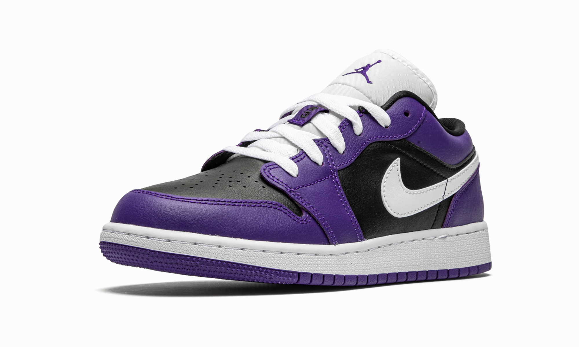 Easy Walk Off-Road Ready Air Jordan 1 Low GS "Black / Court Purple"