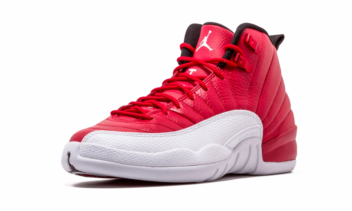 Air Jordan 12 Retro GS "Gym Red" fluorescent running shoes