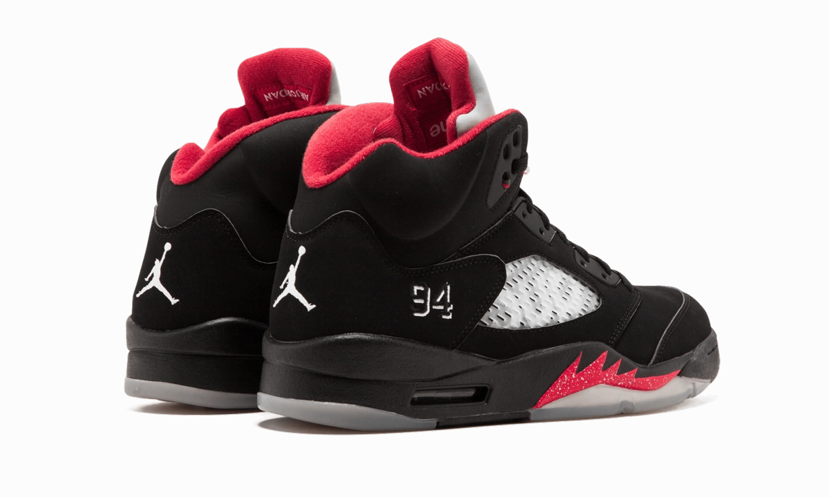 adult athletic footwear Air Jordan 5 Retro Supreme "Supreme"