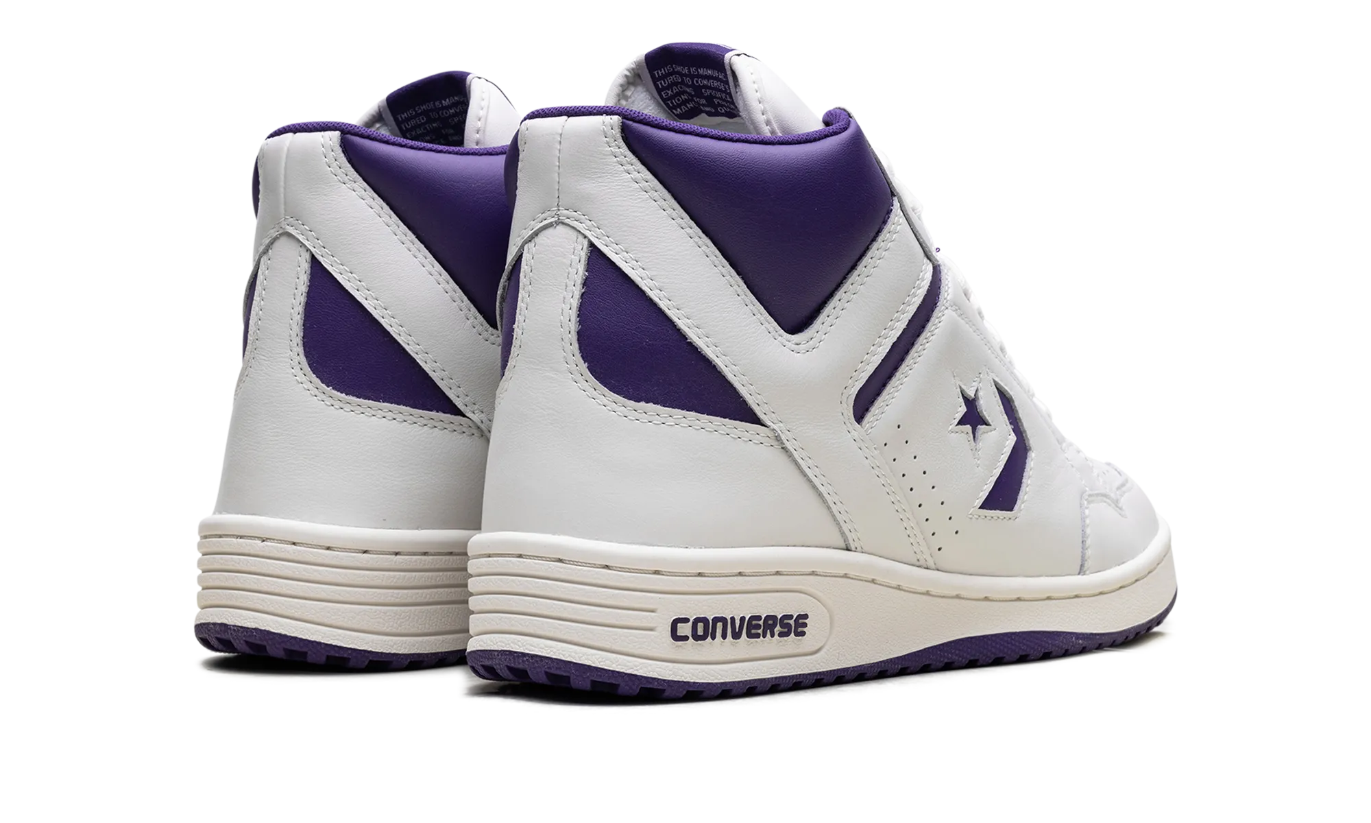 Weapon Mid "Vintage White Court Purple" Sprint Run