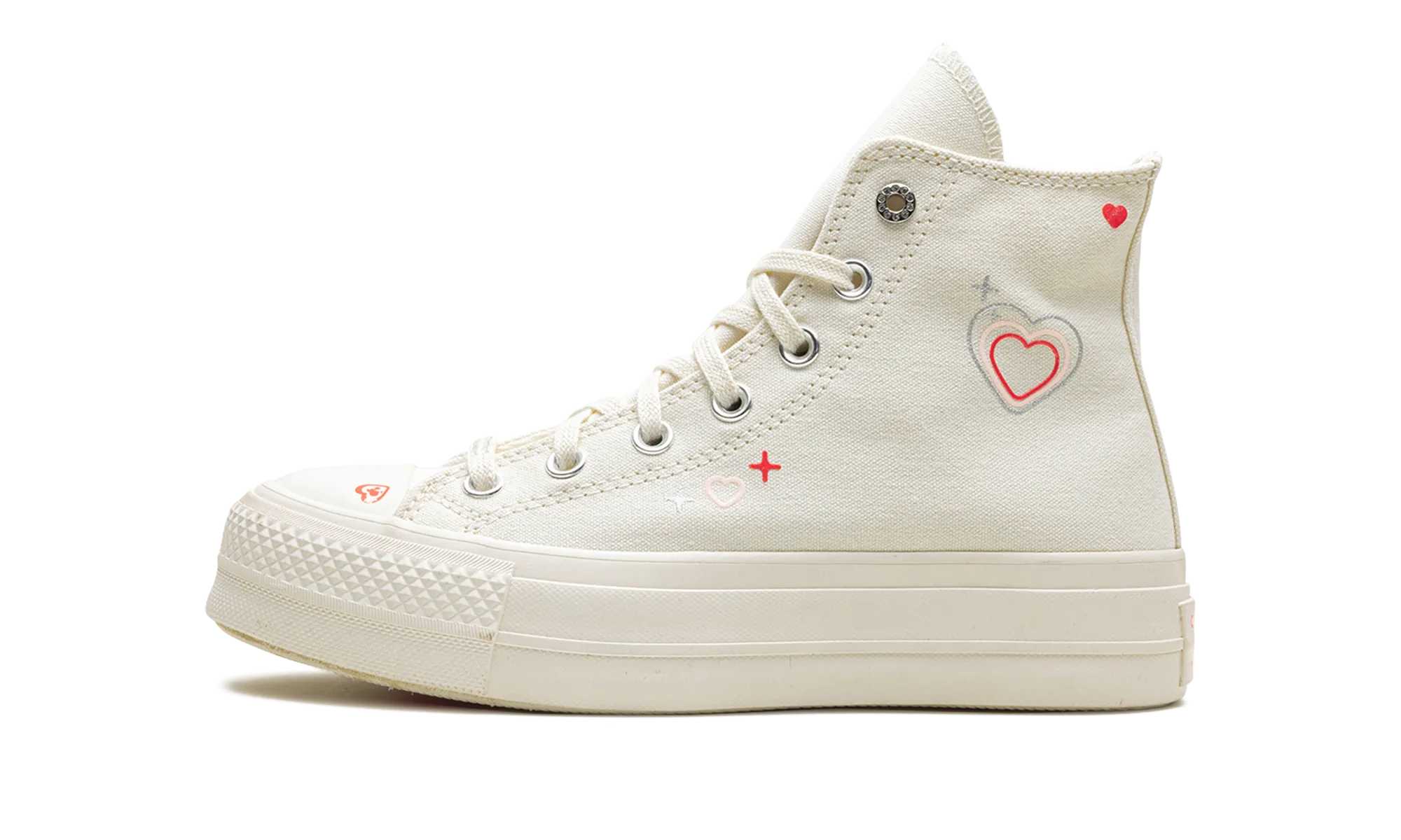 Child Hike CHUCK TAYLOR ALL STAR LIFT PLATFORM HIGH WMNS "Y2K Heart"