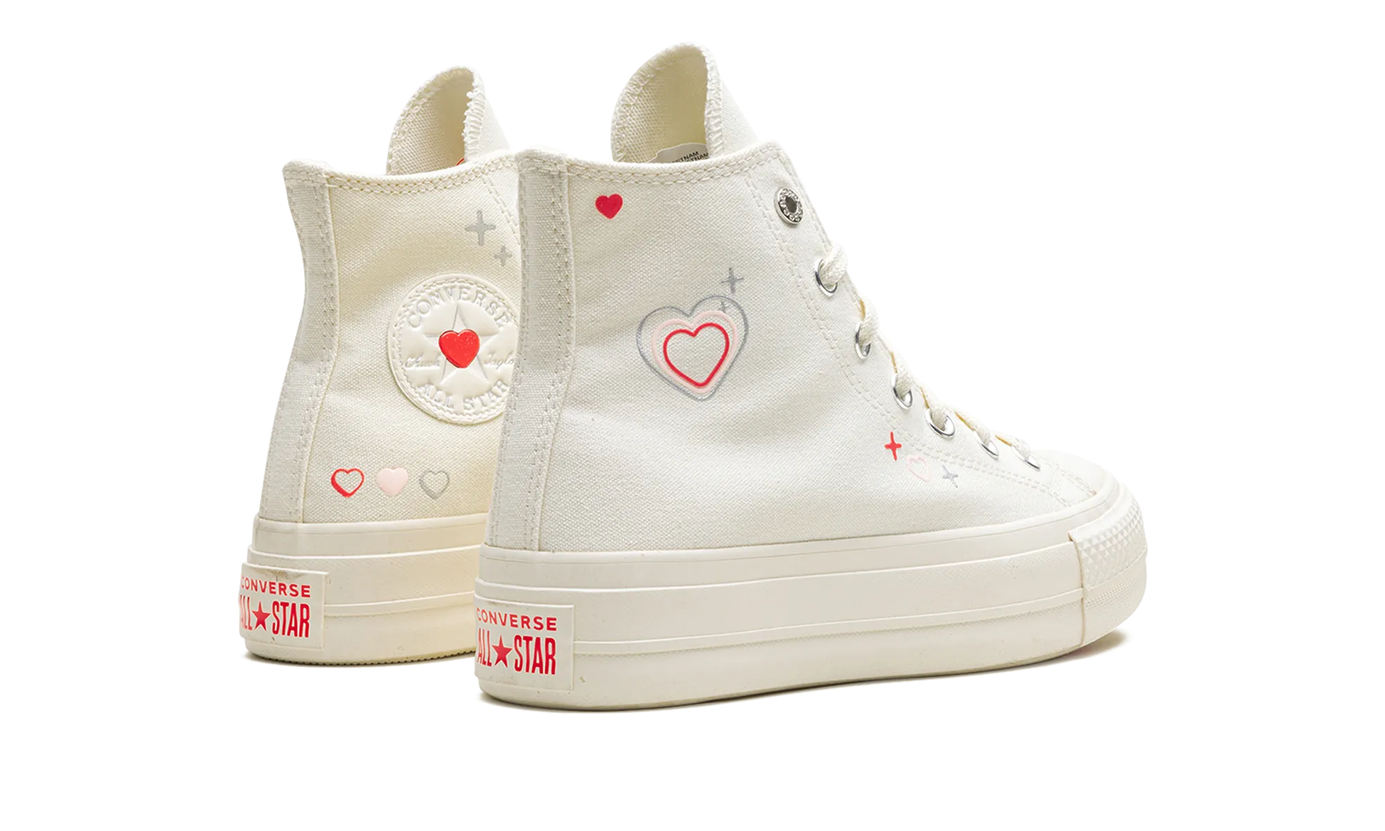 CHUCK TAYLOR ALL STAR LIFT PLATFORM HIGH WMNS "Y2K Heart" Family Run