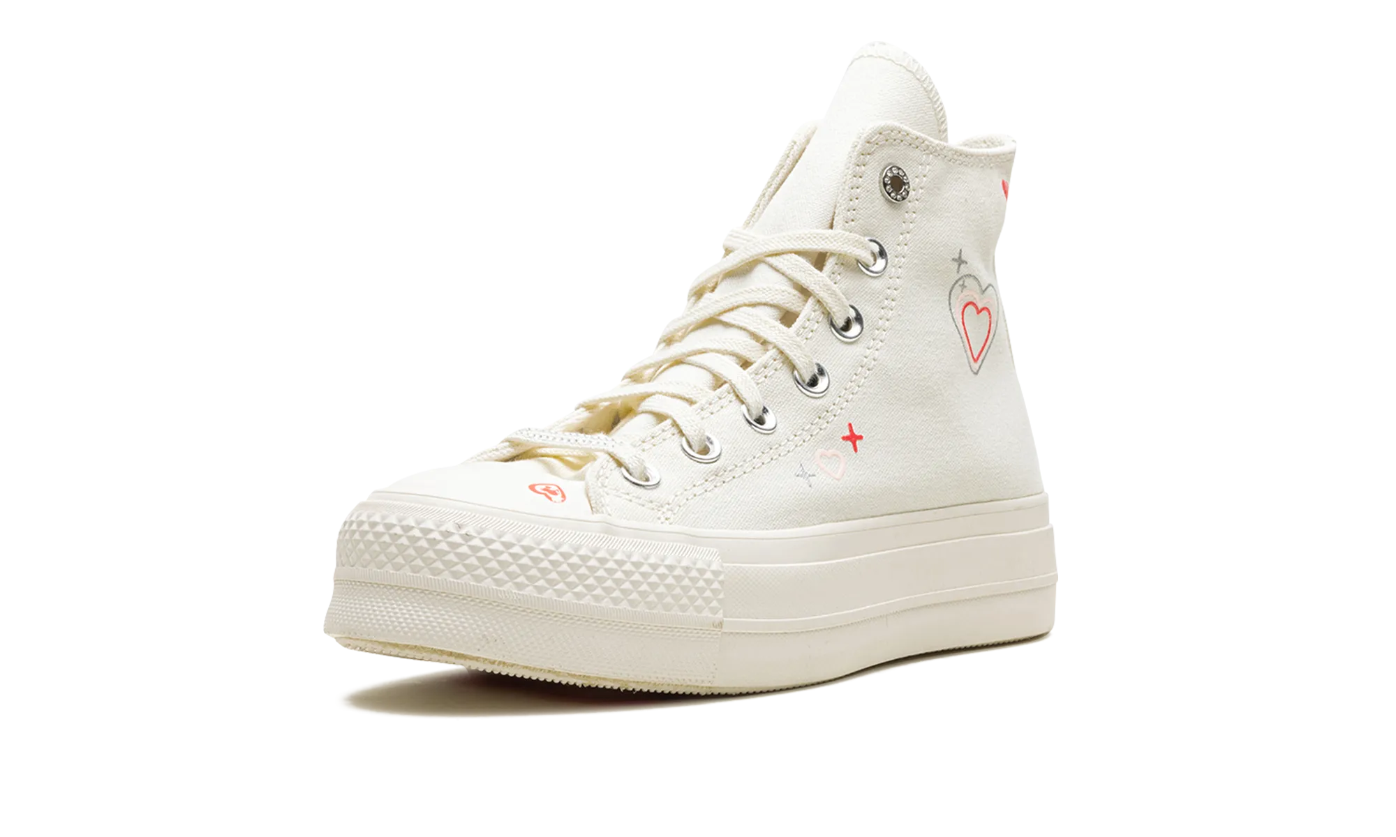 Fashionable Walk CHUCK TAYLOR ALL STAR LIFT PLATFORM HIGH WMNS "Y2K Heart"