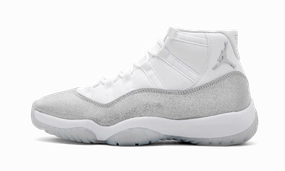 AIR JORDAN 11 RETRO WMNS "METALLIC SILVER" padded collar comfort