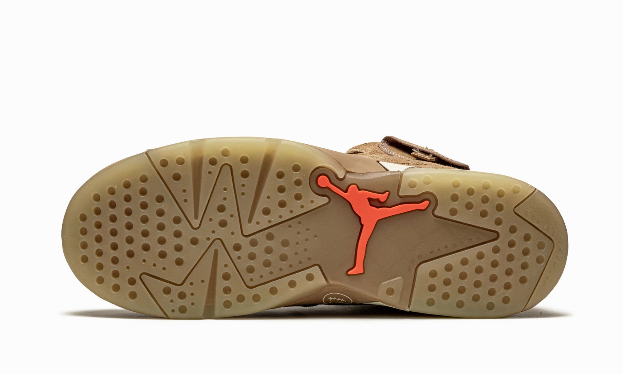 leather - upper shoes Air Jordan 6 Retro PS "Travis Scott - British Khaki"