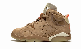 Light - weight laces Air Jordan 6 Retro PS "Travis Scott - British Khaki"