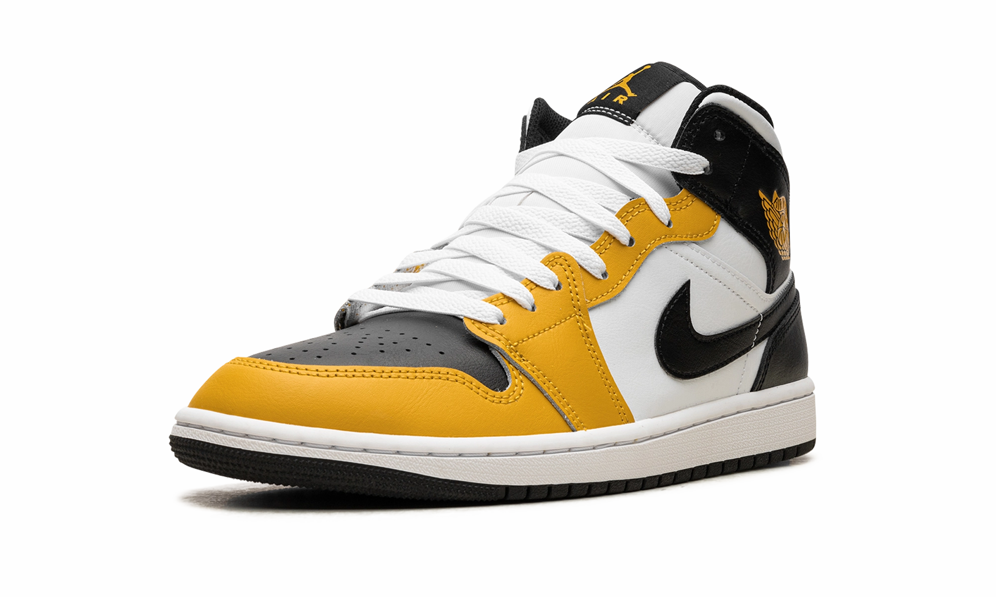 Air Jordan 1 Mid "Yellow Ochre" Cushioned Feel Easy Slip-On