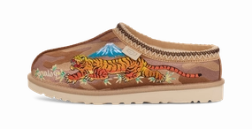 UGG Tasman Slipper Palace Chestnut Camo Toe Cover Height Boost