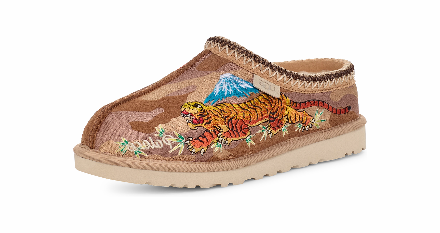 UGG Tasman Slipper Palace Chestnut Camo Shade Base Gym Sole
