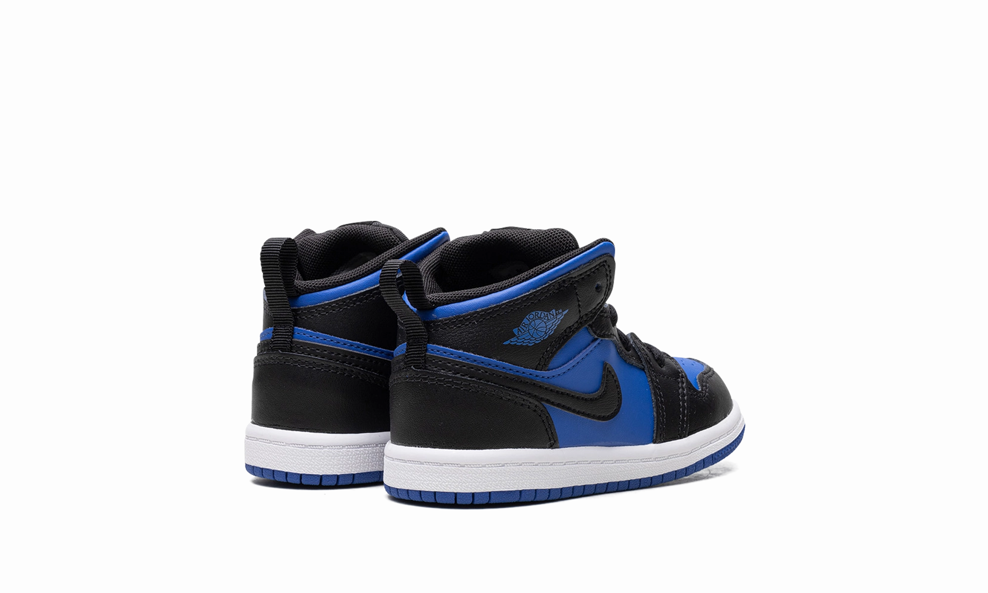 AIR JORDAN 1 MID TD "BLACK ROYAL BLUE" Athletic Apparel