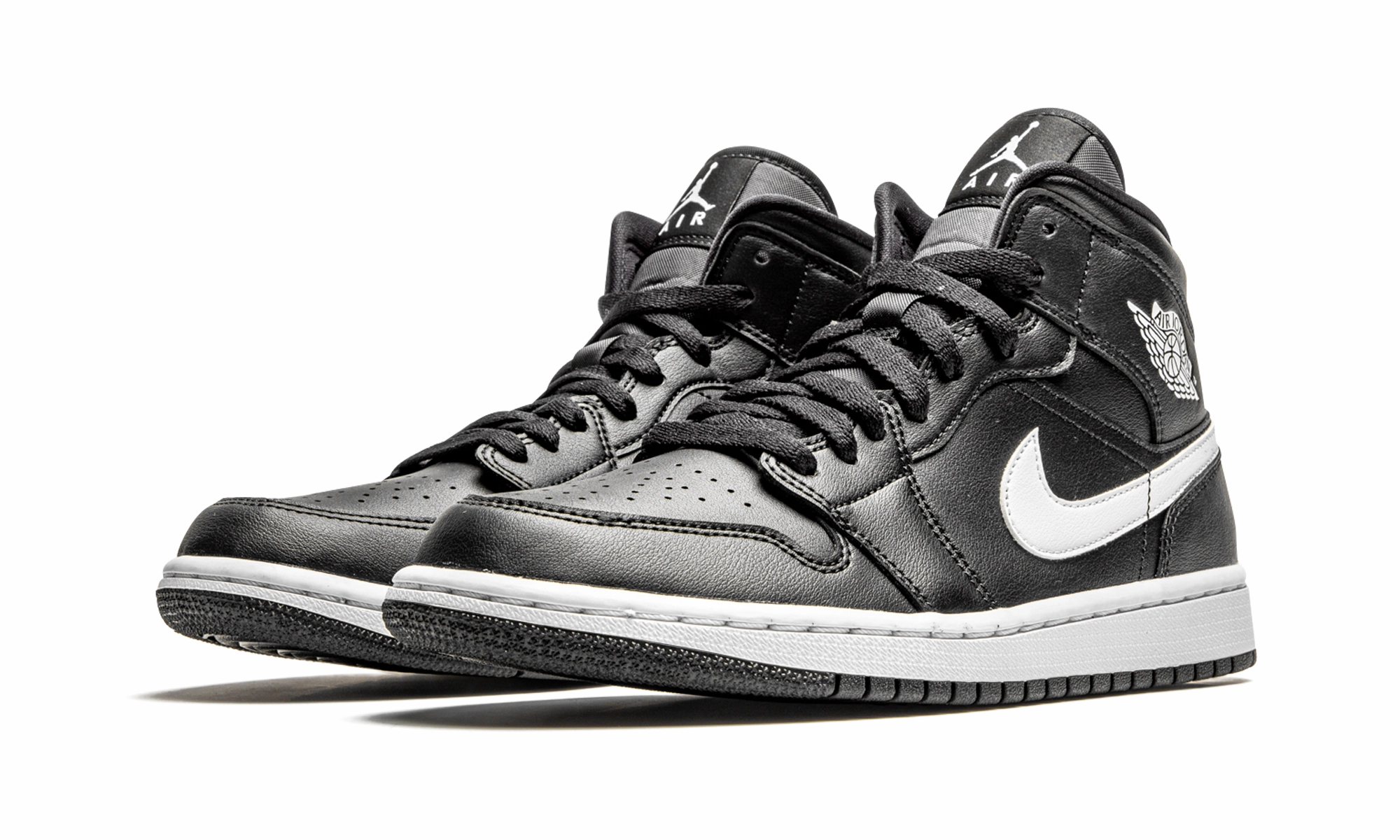 Style Runner flex design AIR JORDAN 1 MID WMNS "Black / White"