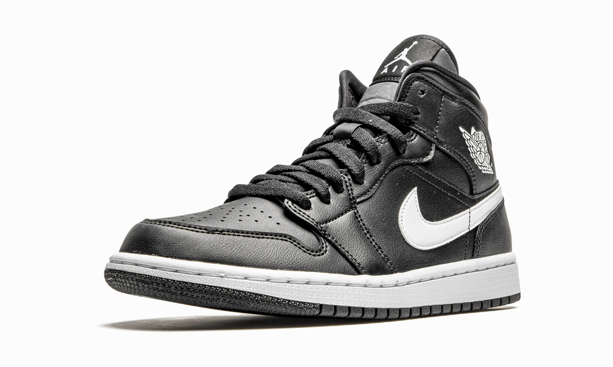 Smooth Performance AIR JORDAN 1 MID WMNS "Black / White"