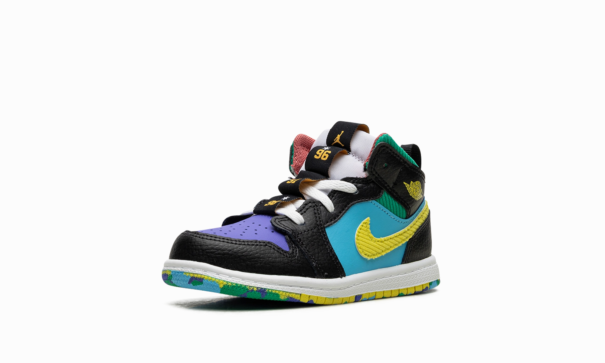 Classic Design Textile Upper Air Jordan 1 Mid TD "Six Championships"