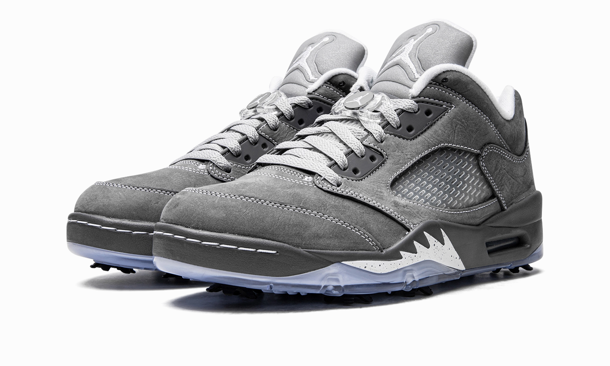 Air Jordan 5 Low Golf "Wolf Grey" terrain - specific shoes Customizable