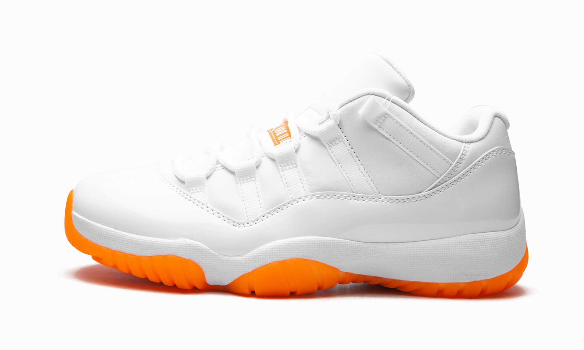 AIR JORDAN 11 LOW WMNS "Bright Citrus" Strength training unisex shoe design