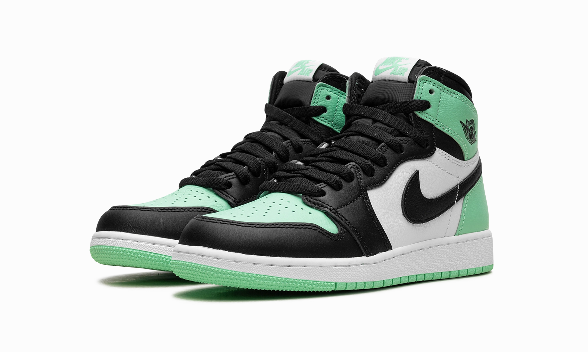 Jumping Support Dynamic chic Air Jordan 1 GS "Green Glow"