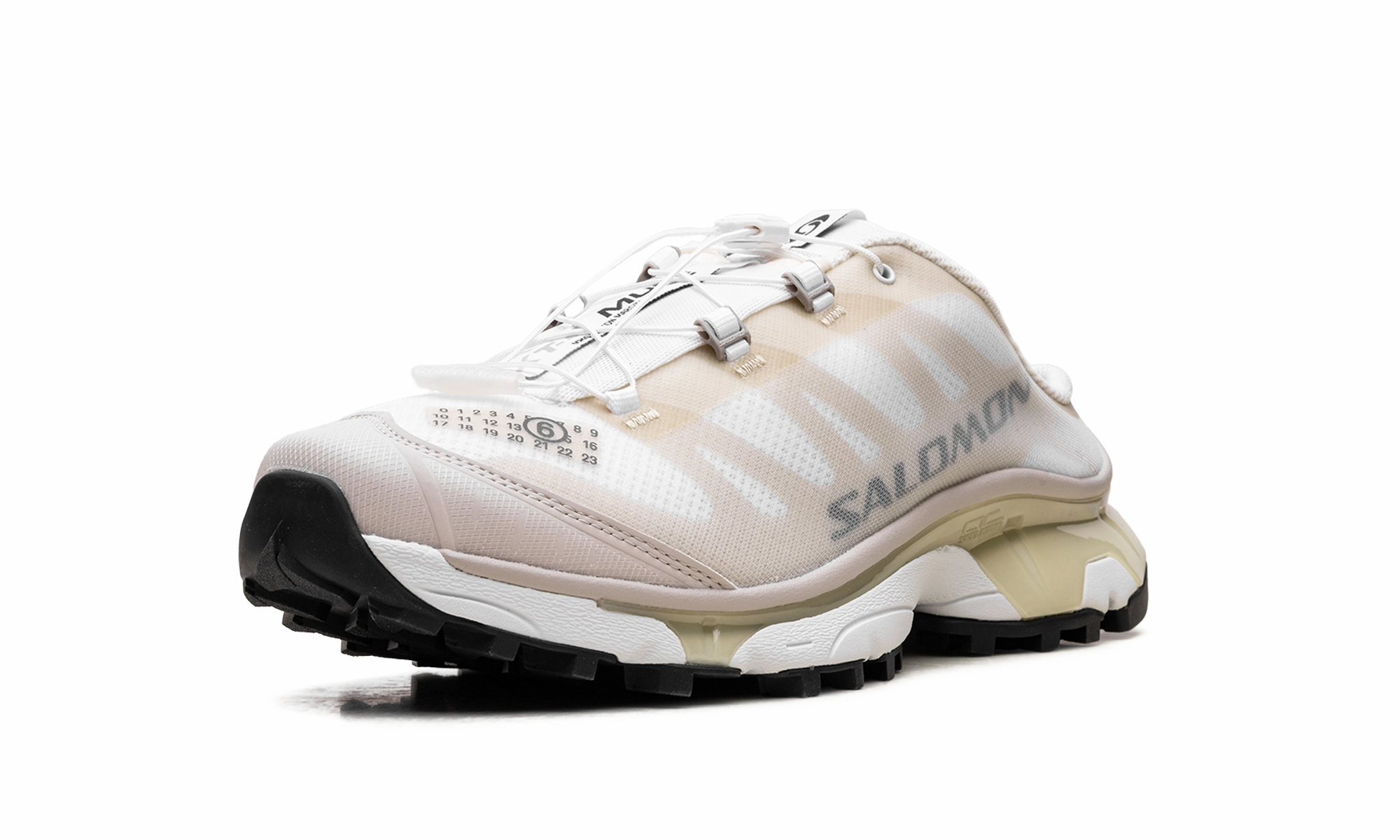 XT-4 Mule "MM6 Maison Margiela - Ultramarine" concrete - running shoes running in an airport area shoes