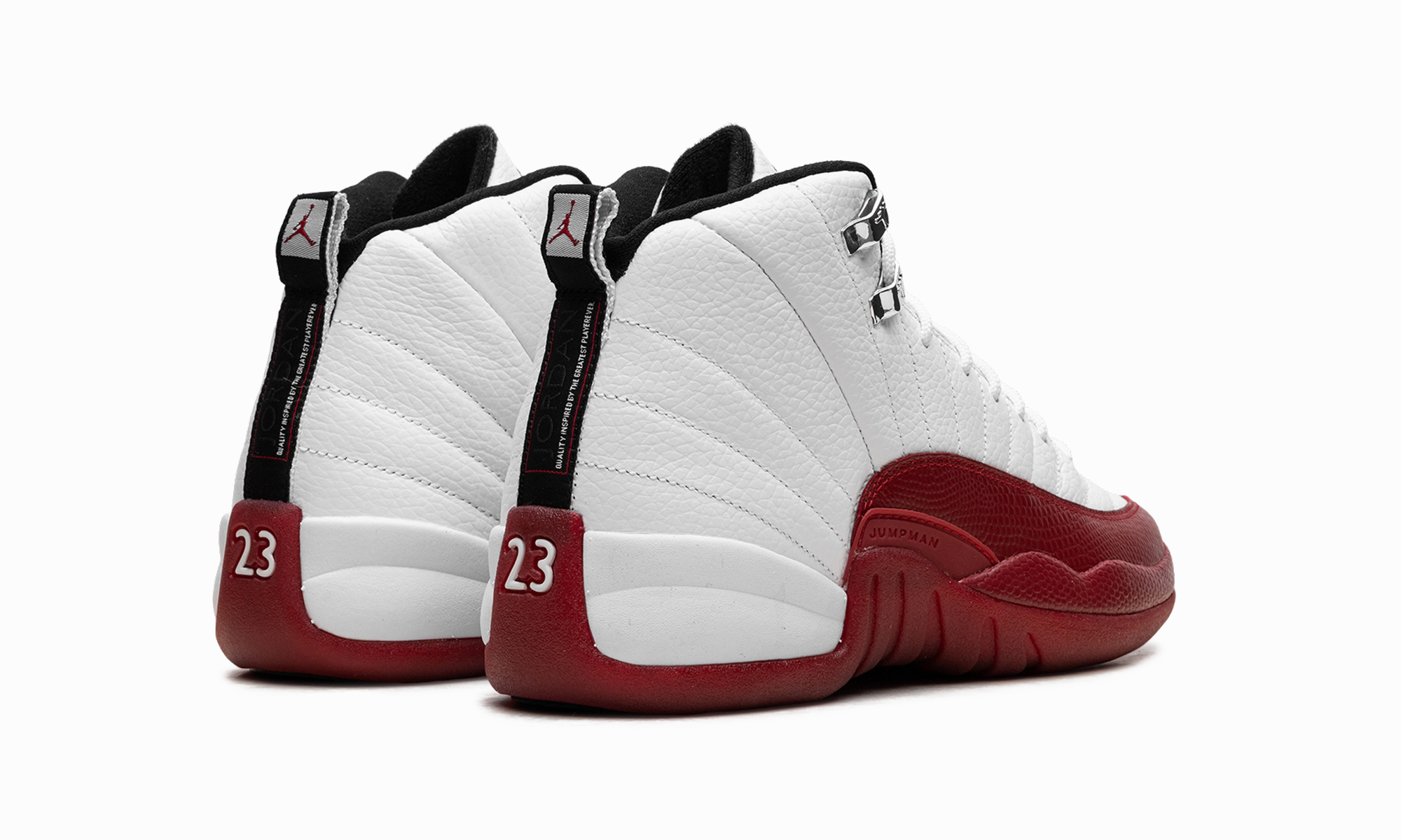 non - branded running shoes scientific - event running wear Air Jordan 12 Retro GS "CHERRY"