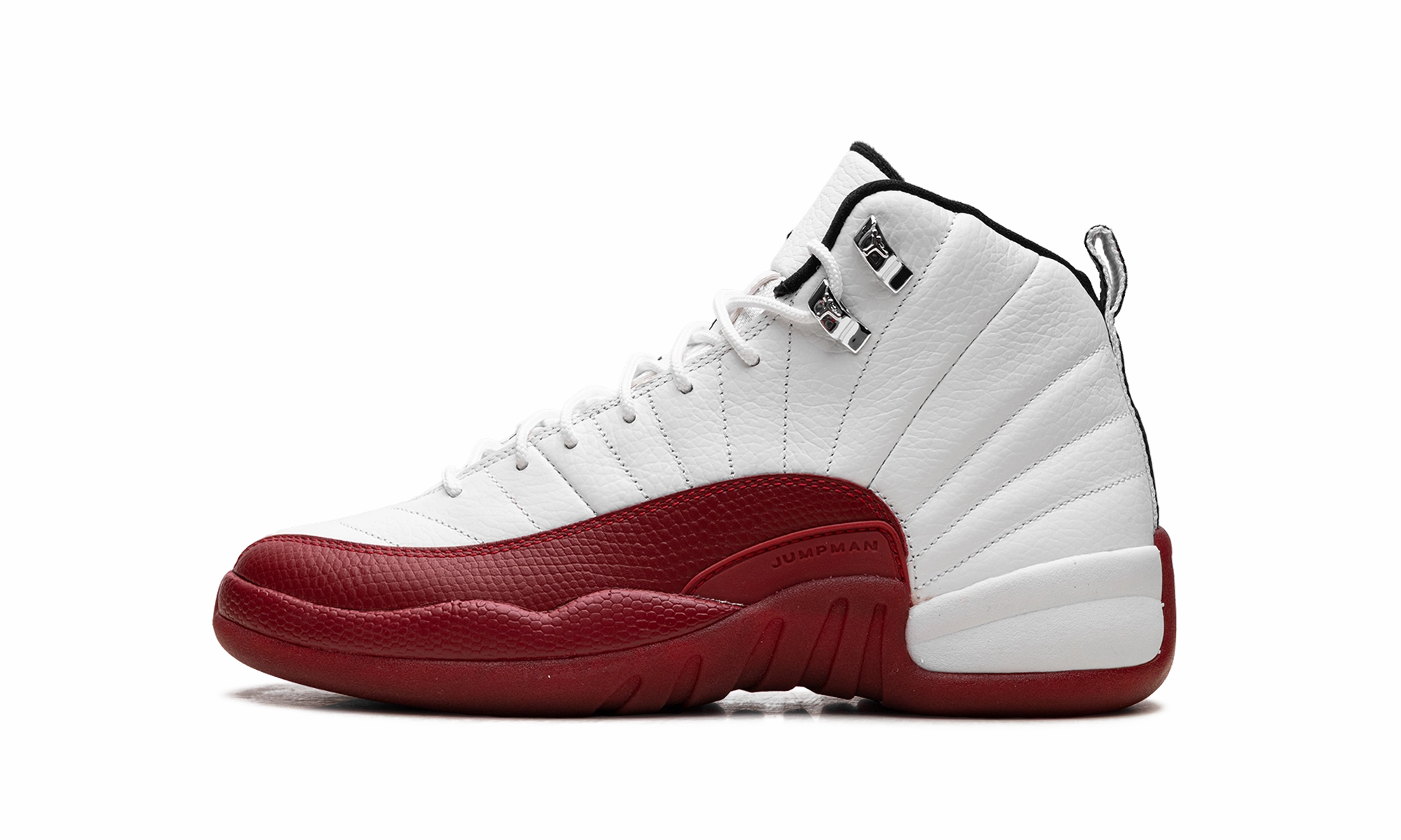 bright headlamp running with a headlamp Air Jordan 12 Retro GS "CHERRY"