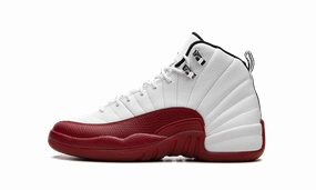 bright headlamp running with a headlamp Air Jordan 12 Retro GS "CHERRY"