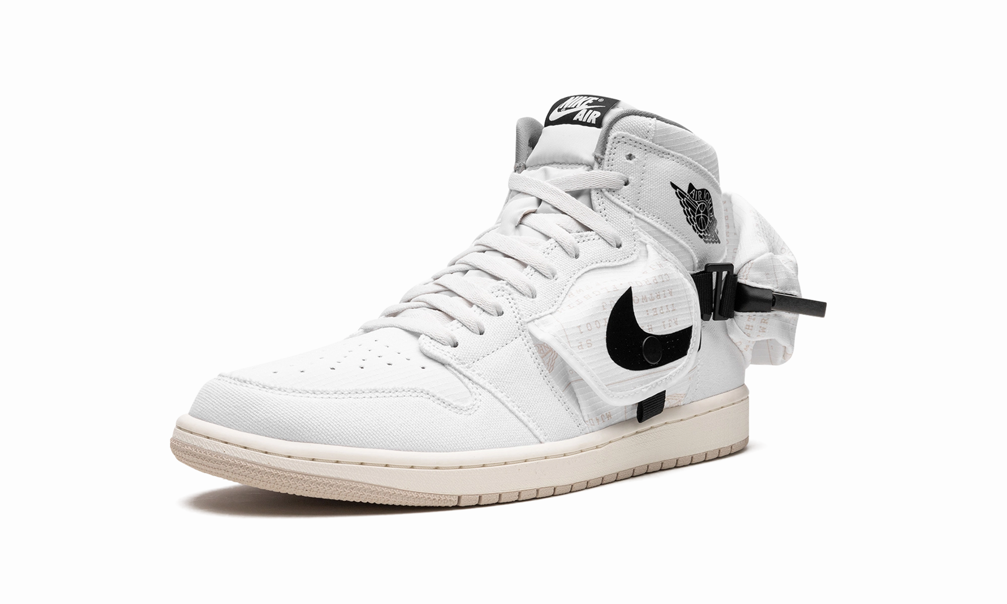 Everyday Classic Stylish performance Air Jordan 1 Utility "WHITE BLACK"