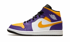 Air Jordan 1 Mid "Lakers" Balance Sole