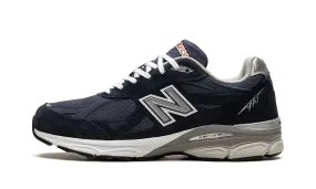 gravel running footwear confident - running 990V3 "Navy"