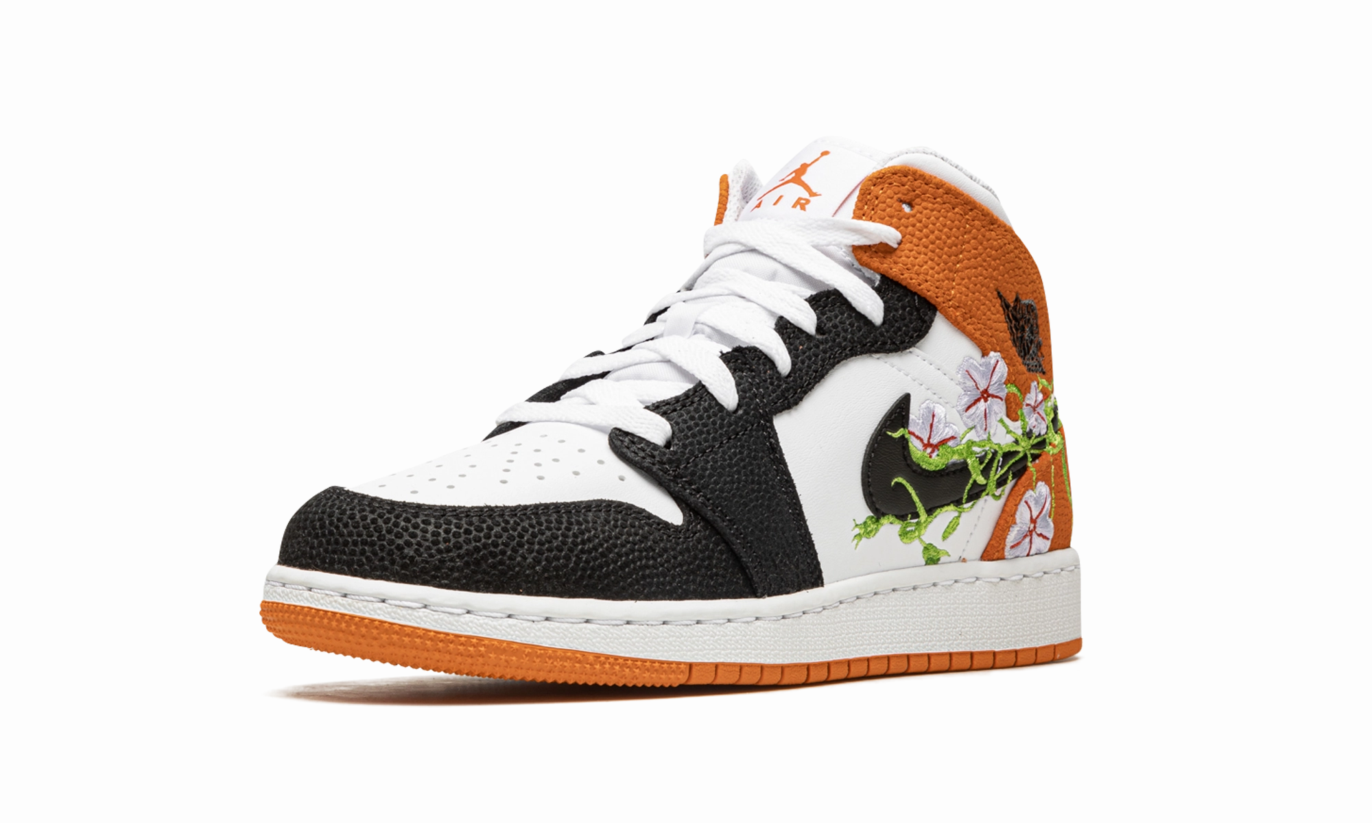 Air Jordan 1 Mid GS "Basketball Blossom" Easy Support