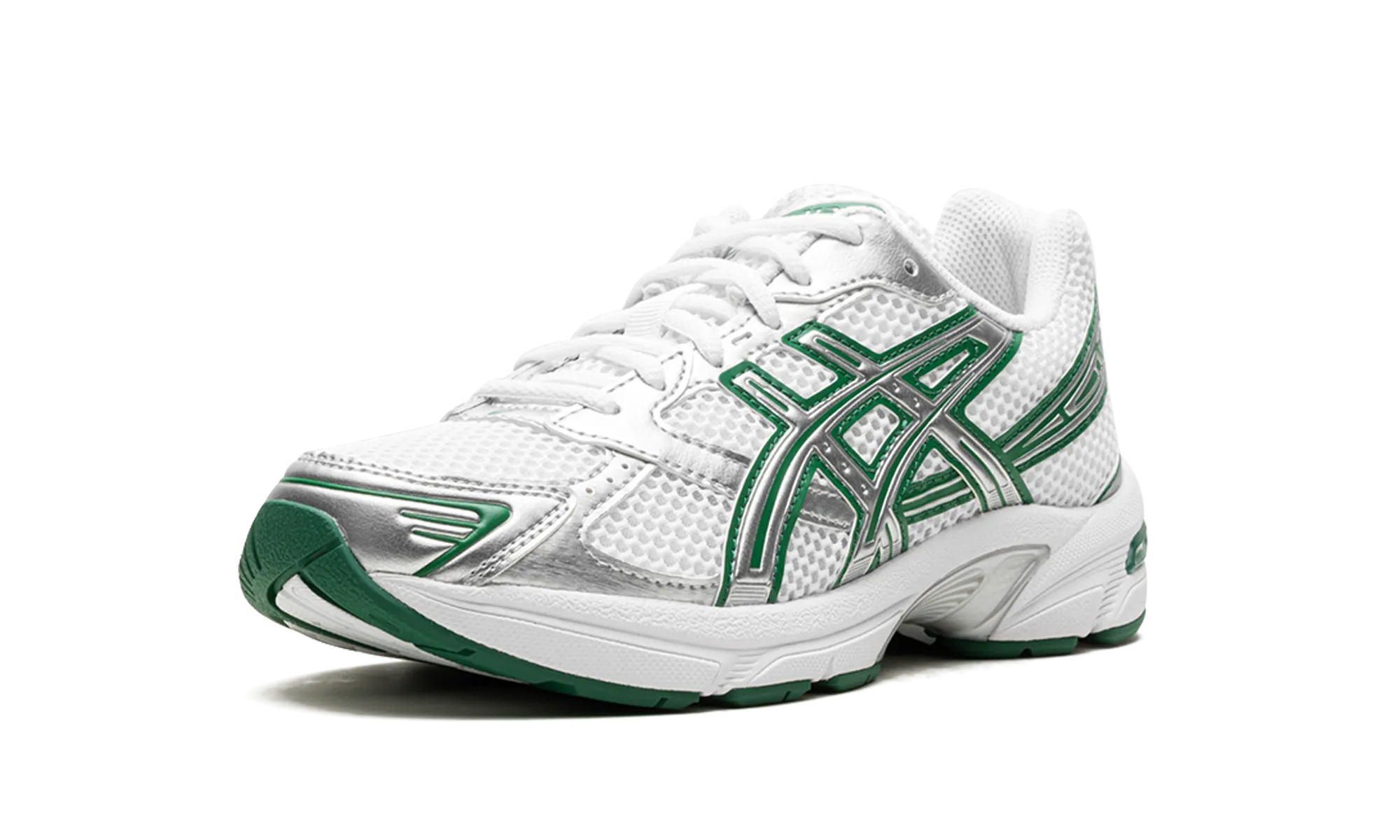 Gel-1130 "White Silver Green" cloud - design shoes