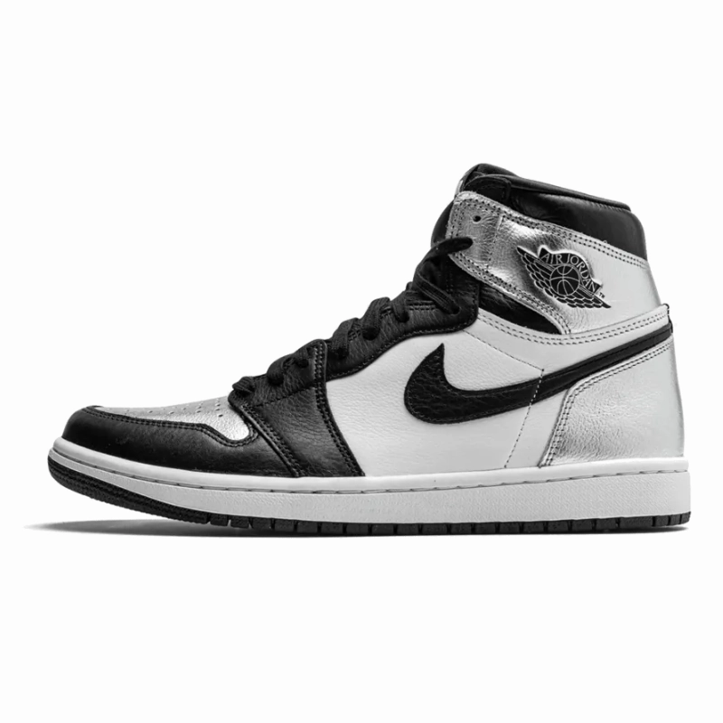 Impact Foam Mid Cut Air Jordan 1 Retro High OG Silver Toe