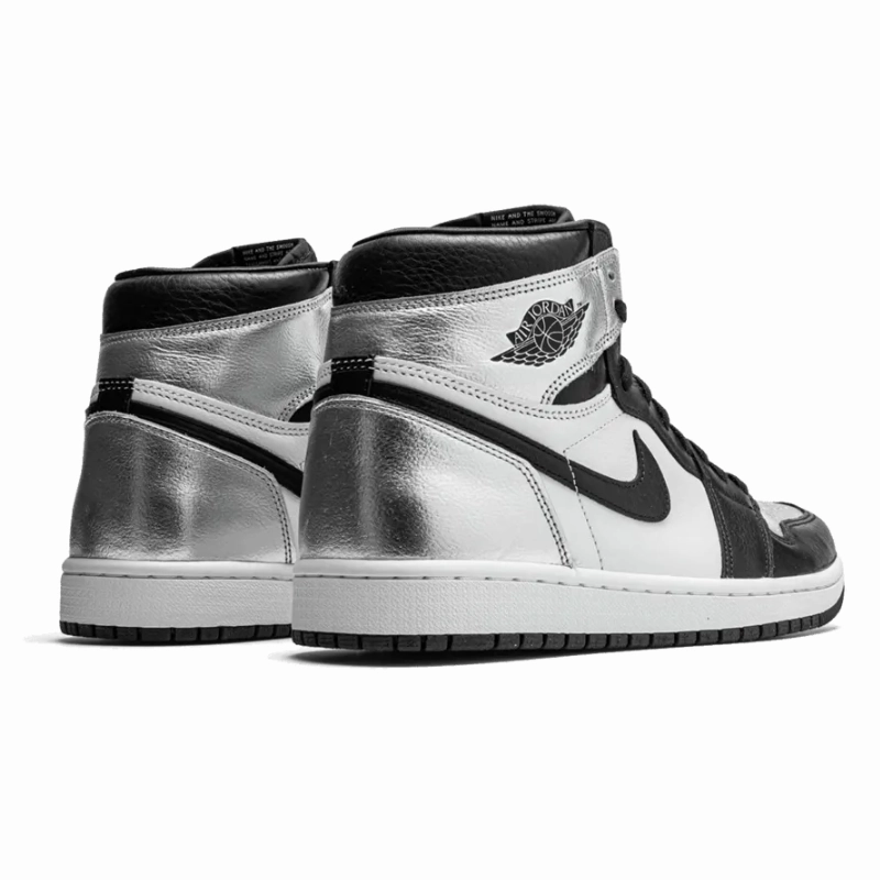 Air Jordan 1 Retro High OG Silver Toe TPU plate shoe storage