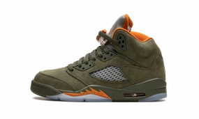 compatible Air Jordan 5 GS "Olive"