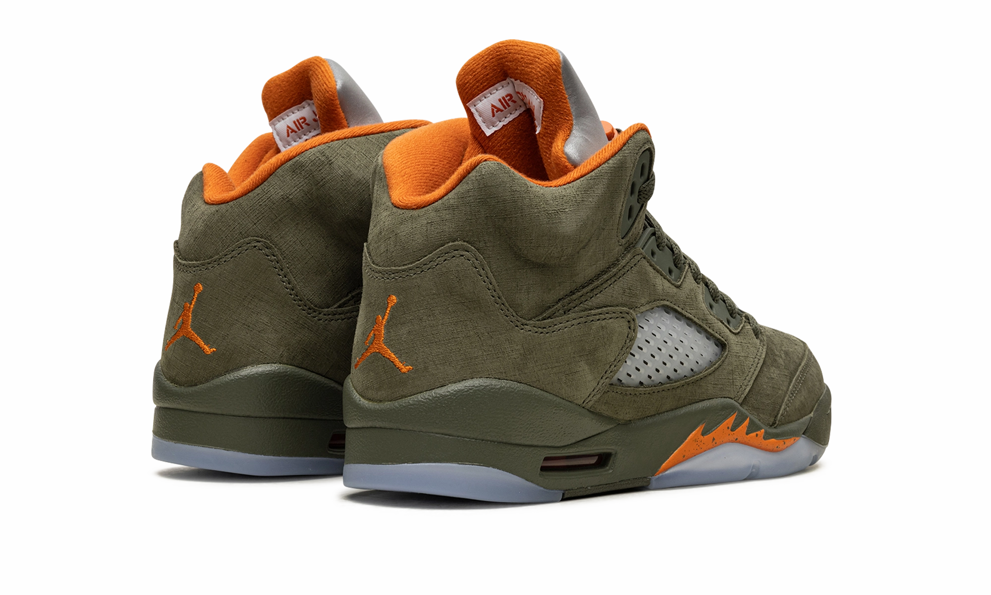 Maximum Stability agility running shoe enhancement Air Jordan 5 GS "Olive"