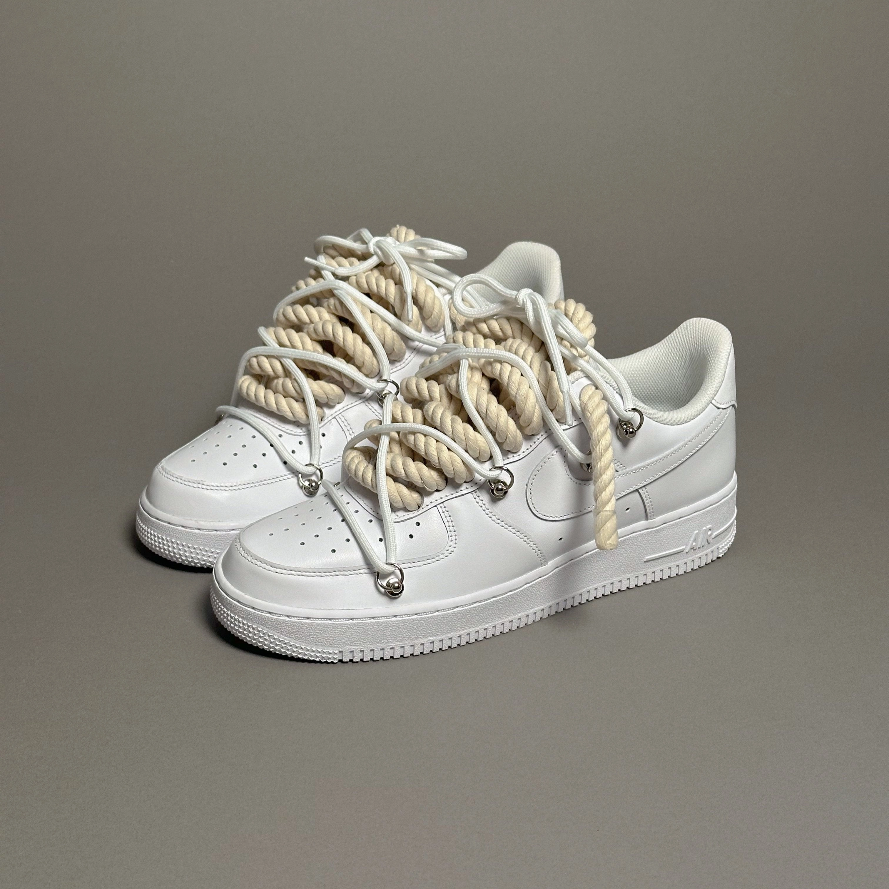 Nike Air Force 1 "Rope Laces Cream" running with a group Full Stability