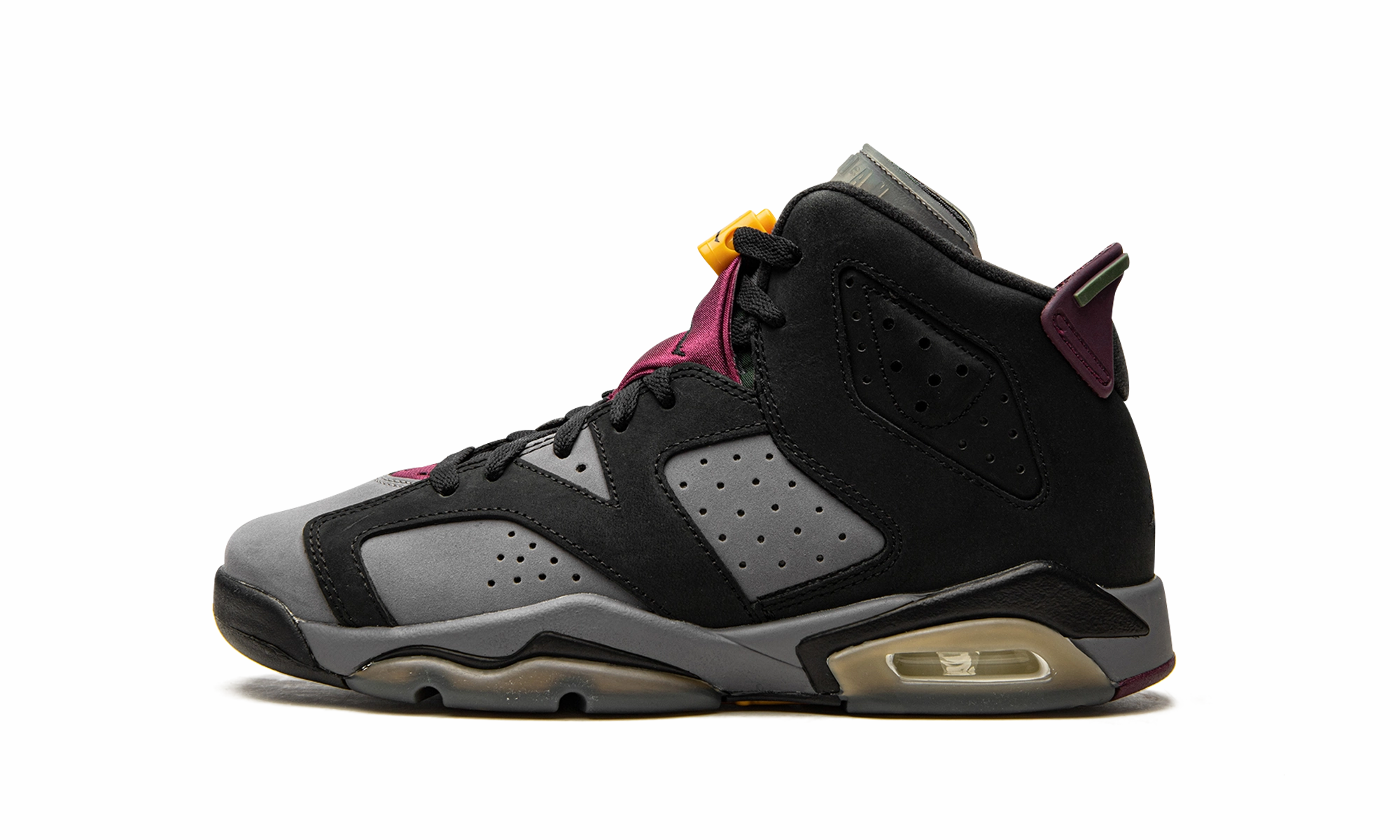 Air Jordan 6 Retro GS "Bordeaux" running in a national park shoes
