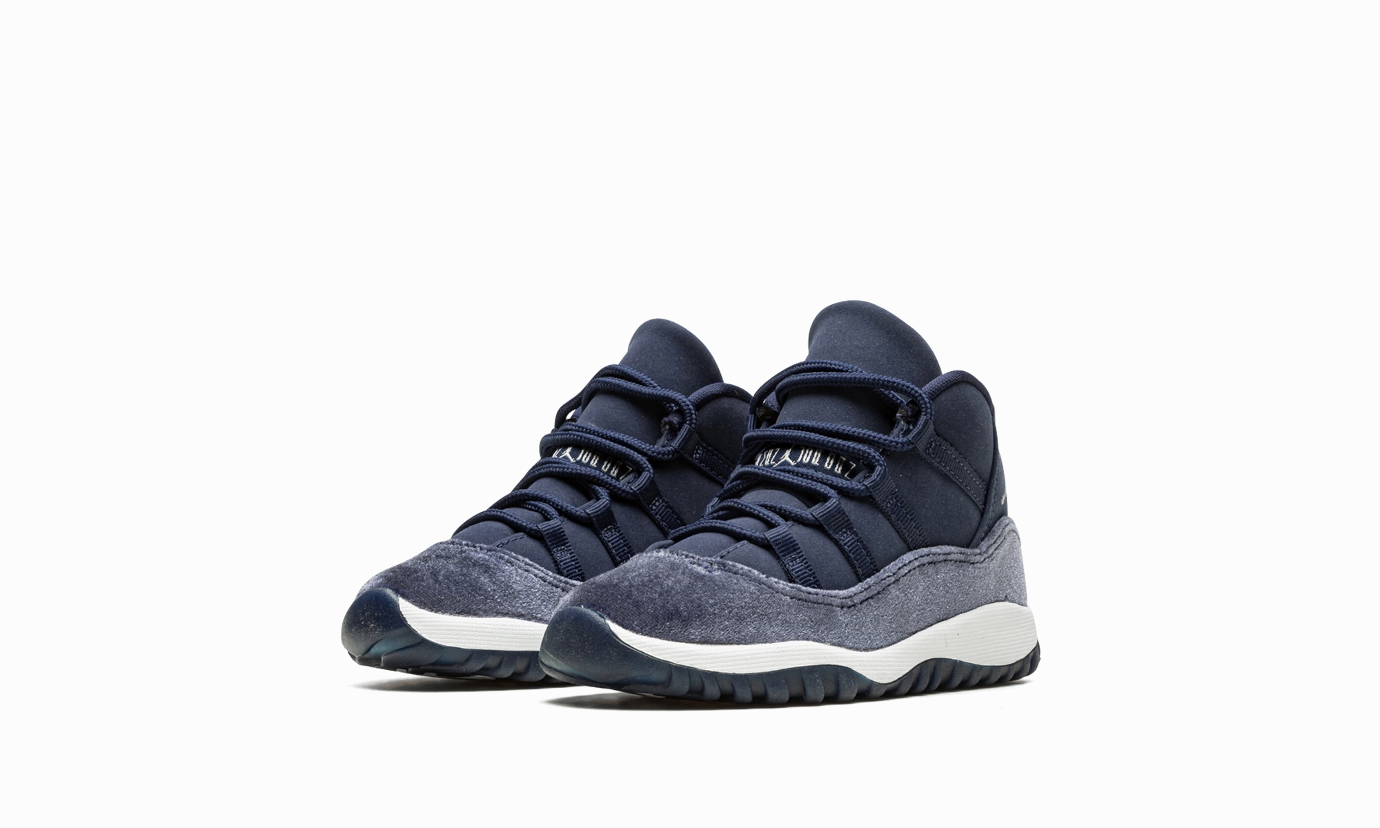 Air Jordan 11 TD "Midnight Navy" machine - washable insole shoes celebrity - inspired