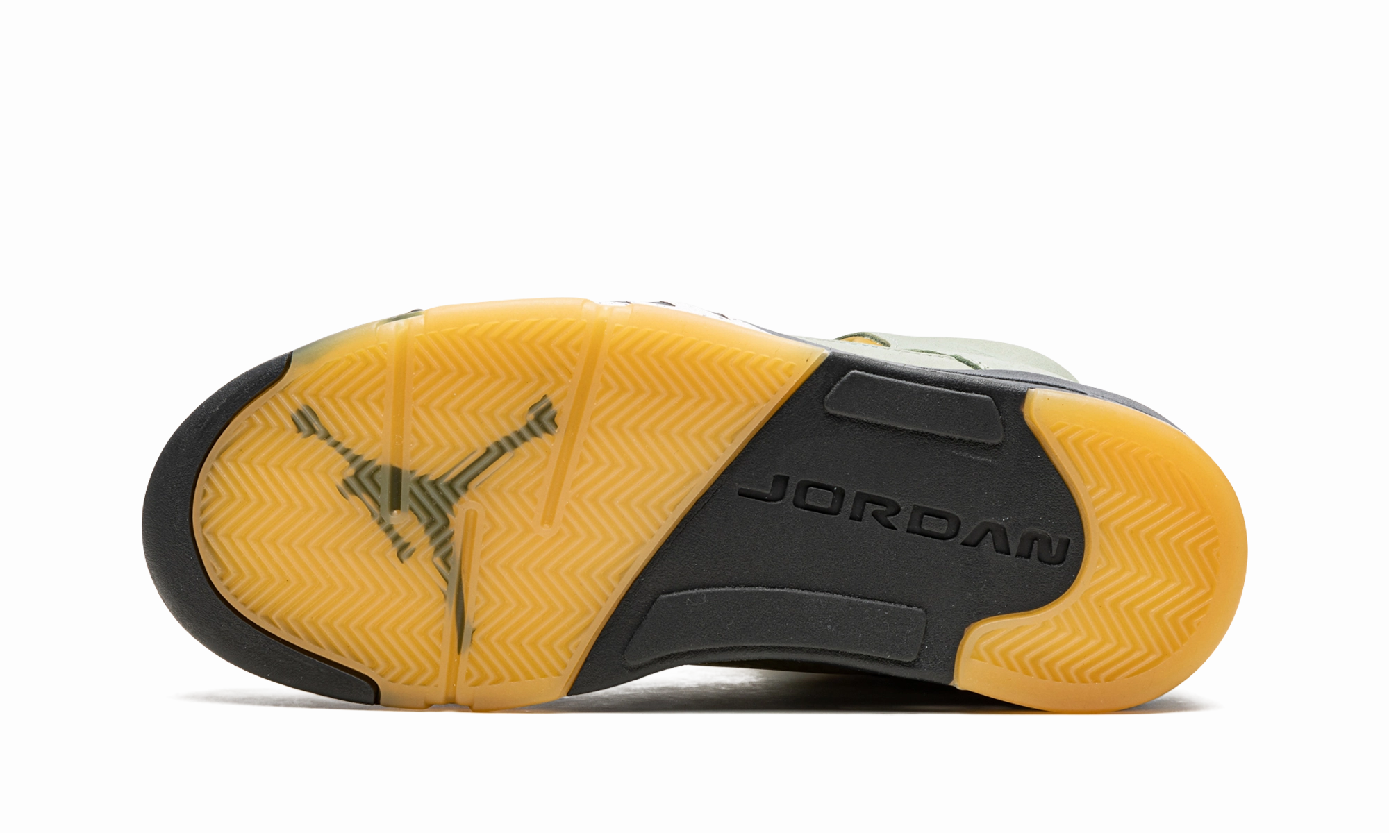 entry - level running shoes left - foot shoe Air Jordan 5 Retro "Jade Horizon"