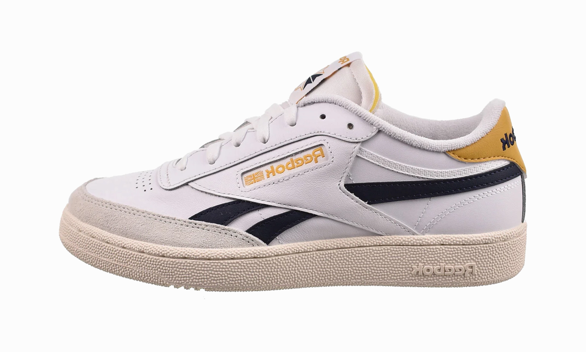 Club C Revenge "White-Vector Navy" energy - return running shoes open - toe - feature shoes