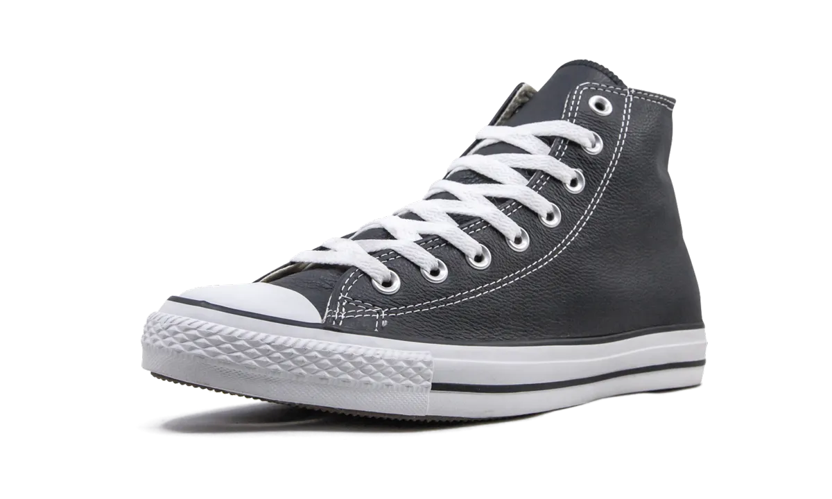 Chuck Taylor All Star Hi "Black Leather" Fit Daily Soft Footwear