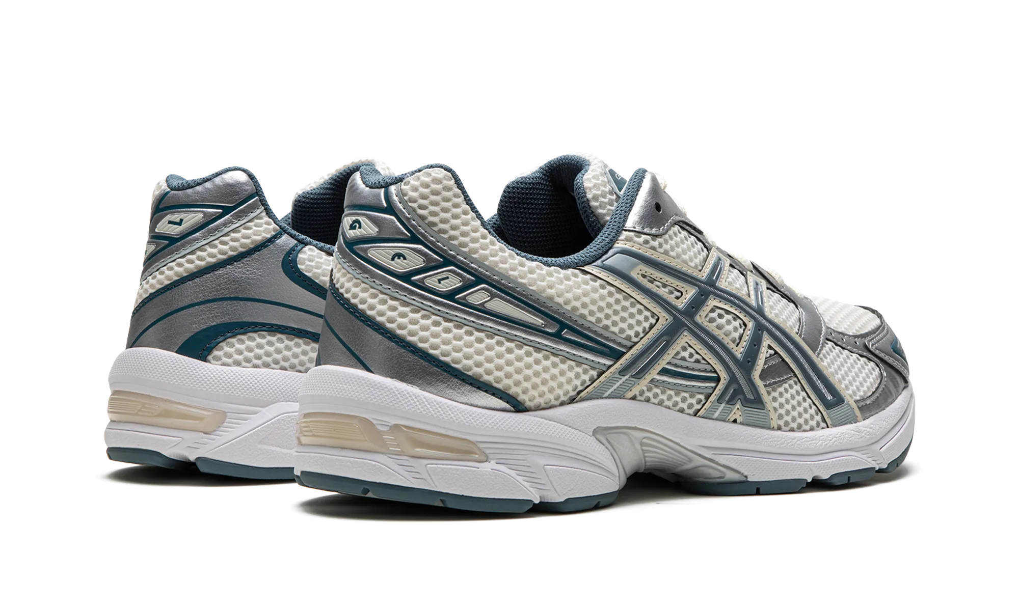 antibacterial shoes solid - color running wear Gel-1130 "Cream / Ironclad"