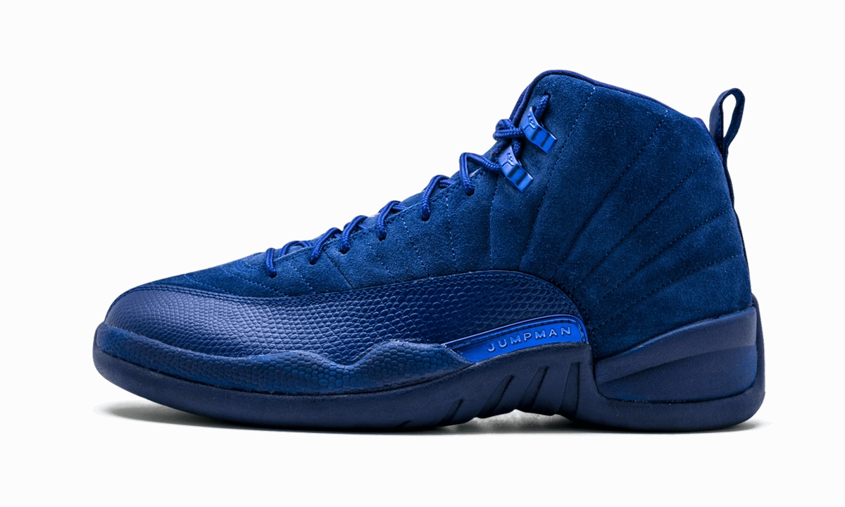 high - performance all - terrain shoes Mud run Air Jordan 12 Retro "Deep Royal Suede"