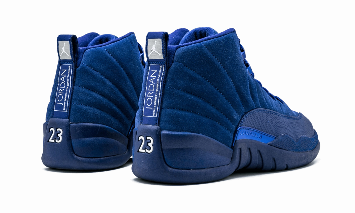 neoprene running shoes Air Jordan 12 Retro "Deep Royal Suede"