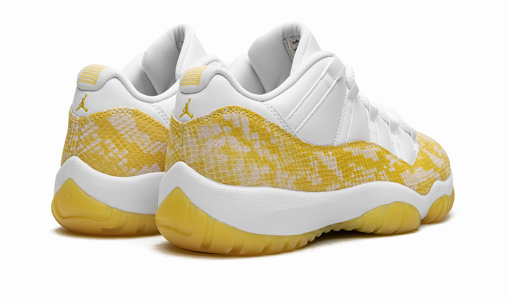 climbing shoes AIR JORDAN 11 LOW WMNS "Yellow Snakeskin"