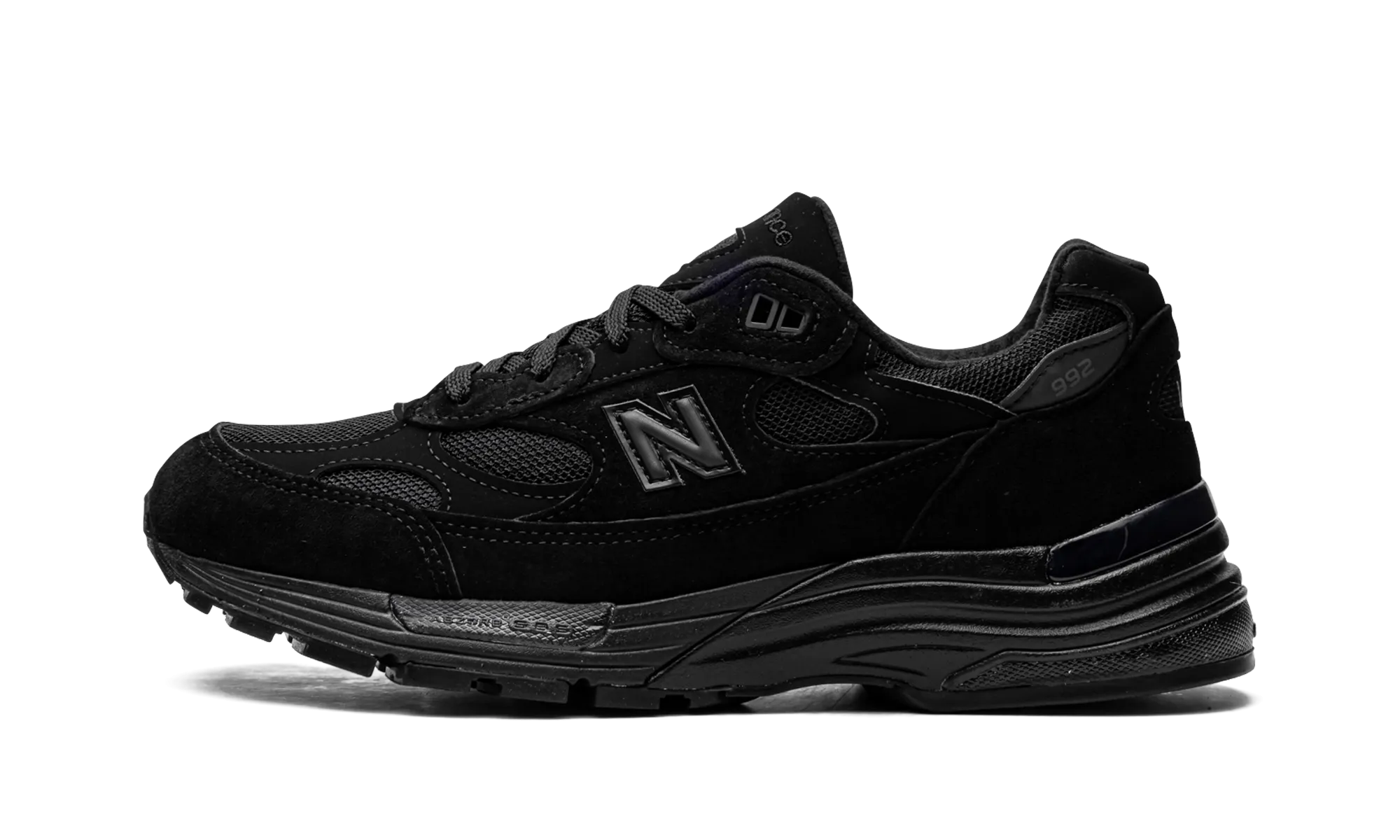 992 "Triple Black" cushioned - sole shoes foot - comfort running shoes