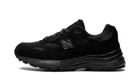 992 "Triple Black" cushioned - sole shoes foot - comfort running shoes